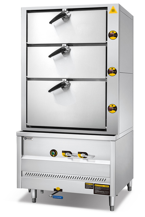 燃氣三門（mén）海鮮蒸櫃